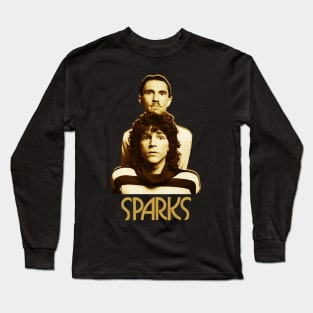 new wave sparks retro music Long Sleeve T-Shirt